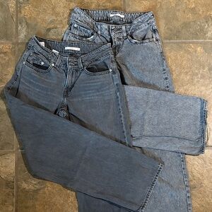 Levi's super low Charcoal grey Denim Pants